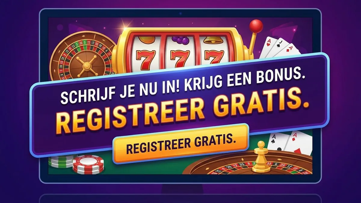 Registreren met bonus